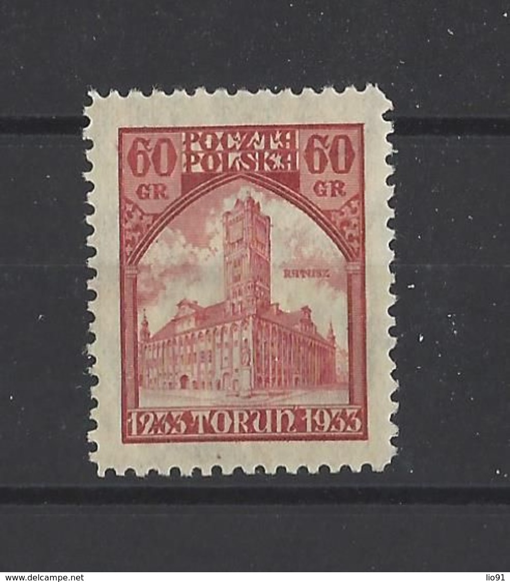 POLOGNE . YT N° 365  Neuf *   1933 - Unused Stamps