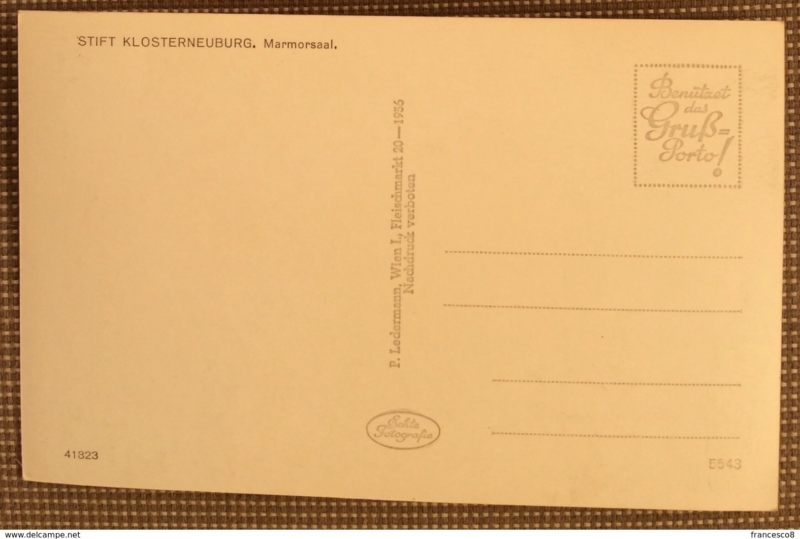 1955 STIFT KLOSTERNEUBURG MARMORSAAL - Klosterneuburg