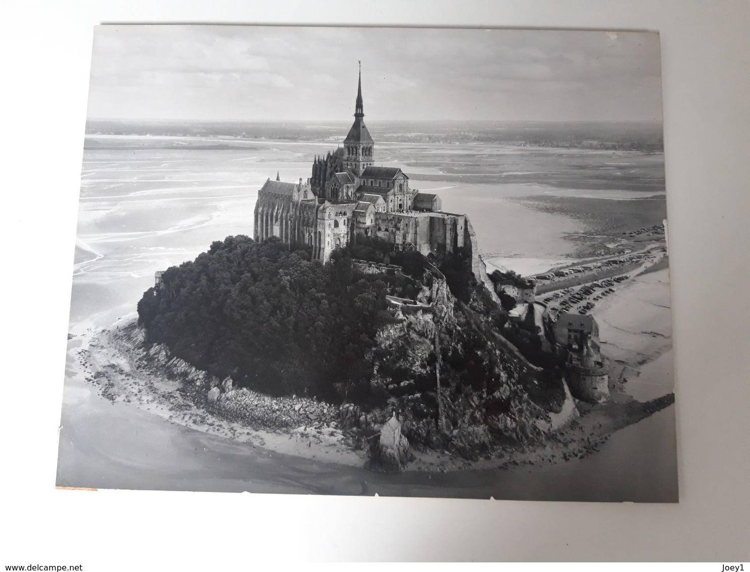 Photo Le Mont St Michel, Tirage Années 50 , Format 40/48 - Orte