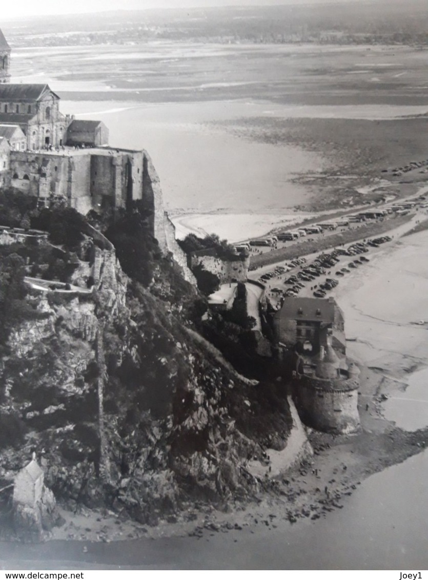 Photo Le Mont St Michel, Tirage Années 50 , Format 40/48 - Places