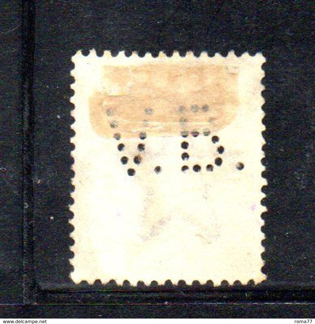 APR3001 - INDIA , 2 Annas  Usato PERFIN PERFINS - Used Stamps
