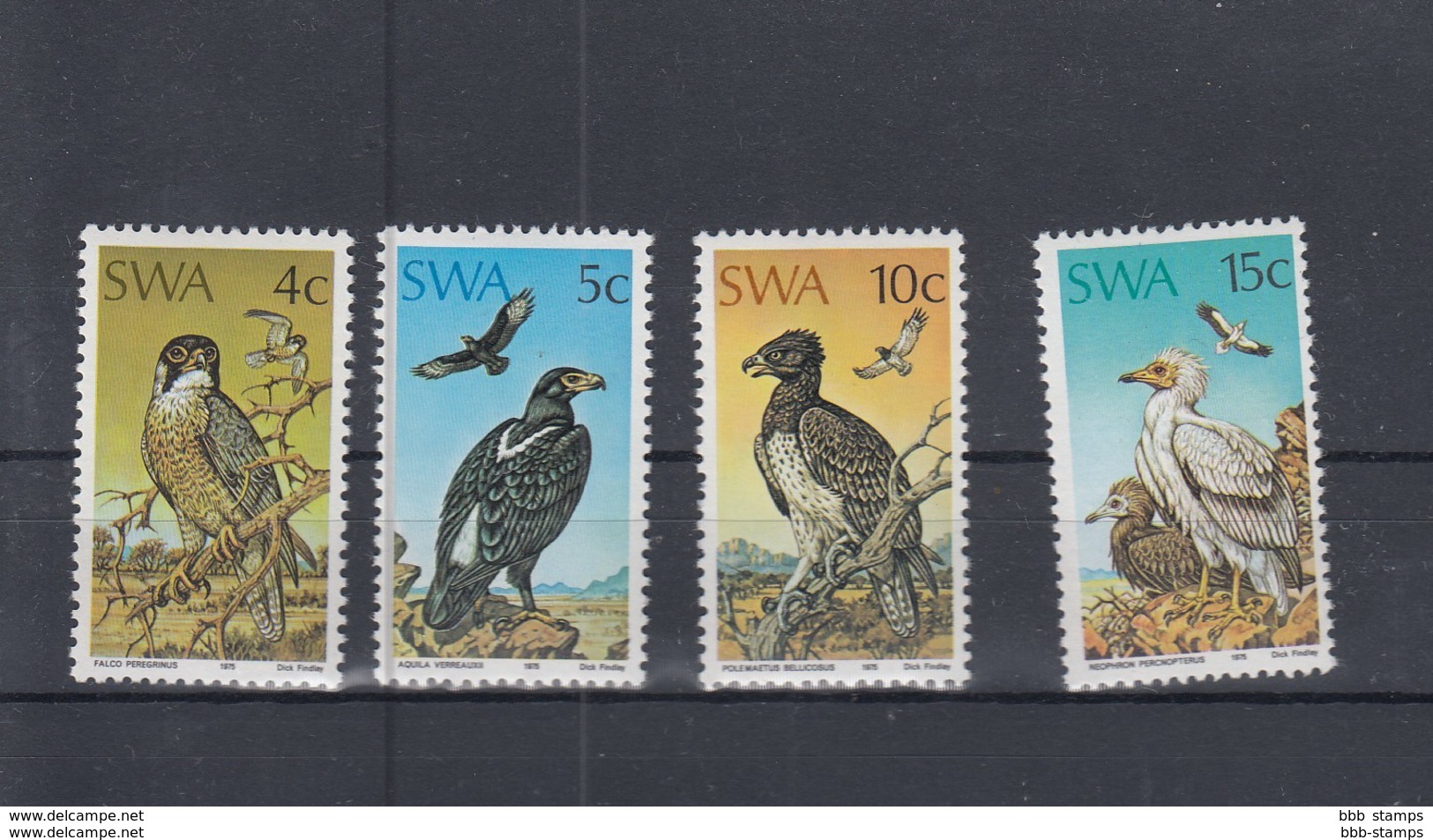 SWA Michel Cat.No. Mnh/** 402/405 Birds - South West Africa (1923-1990)