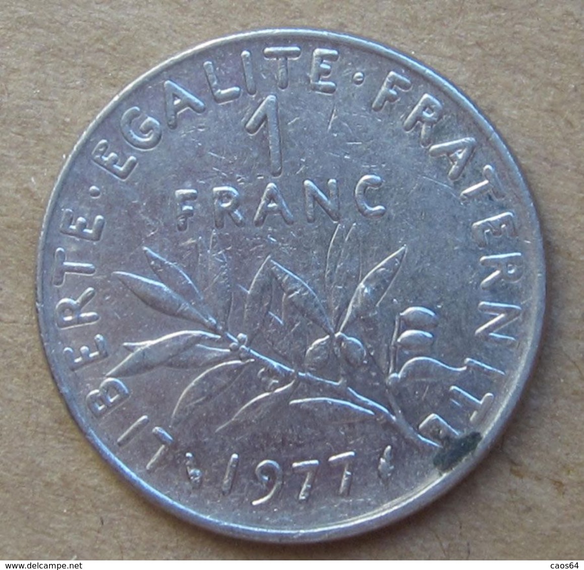 1977  FRANCIA  1 Franco (O. Roty) - Circolata - Other & Unclassified