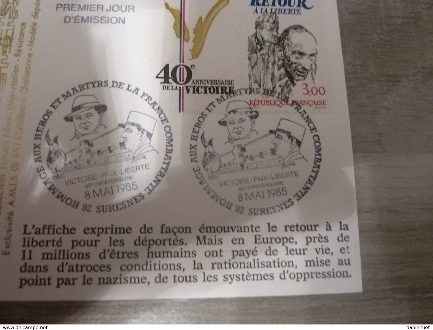 Suresnes - Héros-et-Martyrs De La France Combattante - Editions Amis - Année 1985 - - Usati