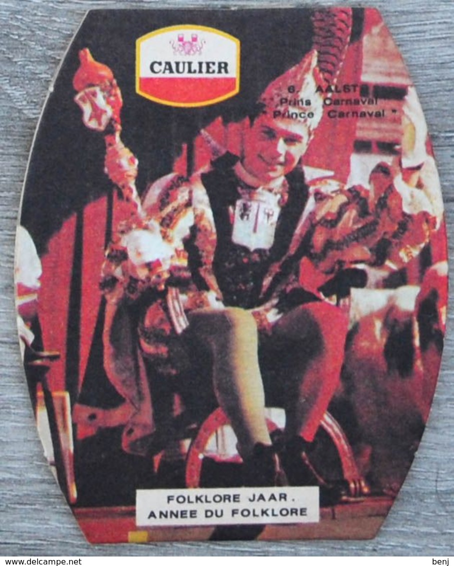 Sous-bock CAULIER Année Du Folklore 6 Aalst Alost Prins Carnaval Prince Carnaval Bierdeckel Bierviltje Coaster (CX) - Portavasos