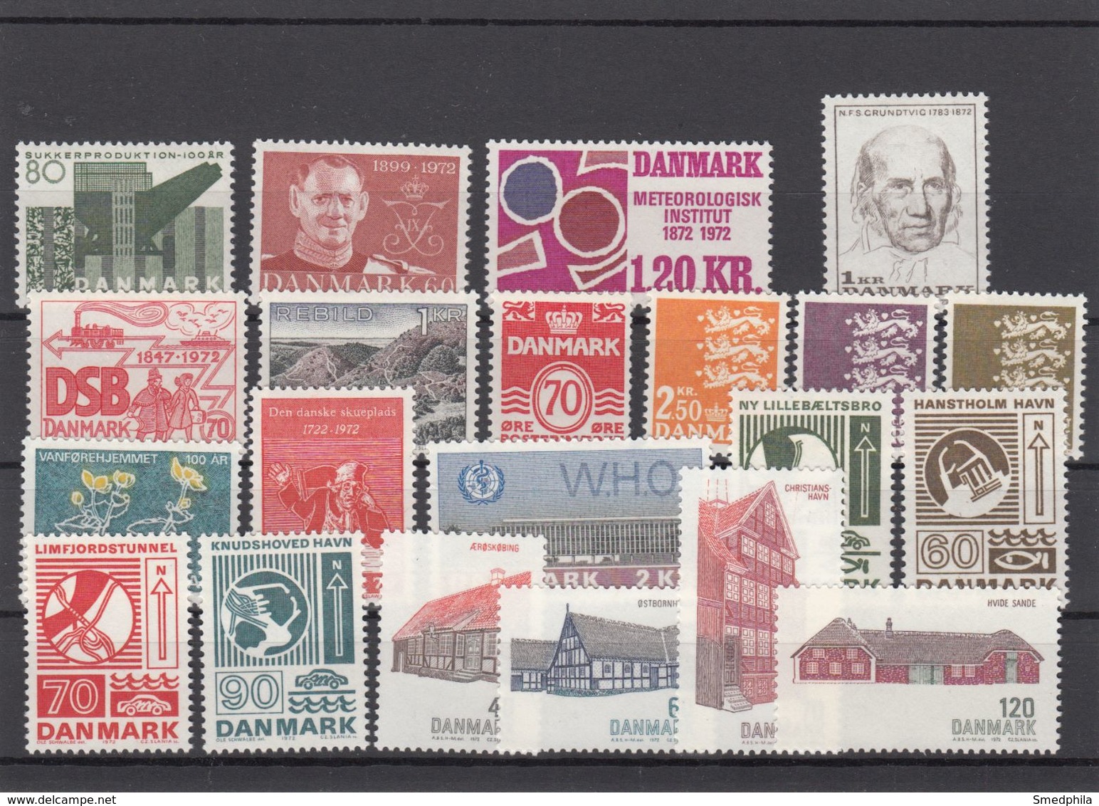 Denmark 1972 - Full Year MNH ** - Volledig Jaar