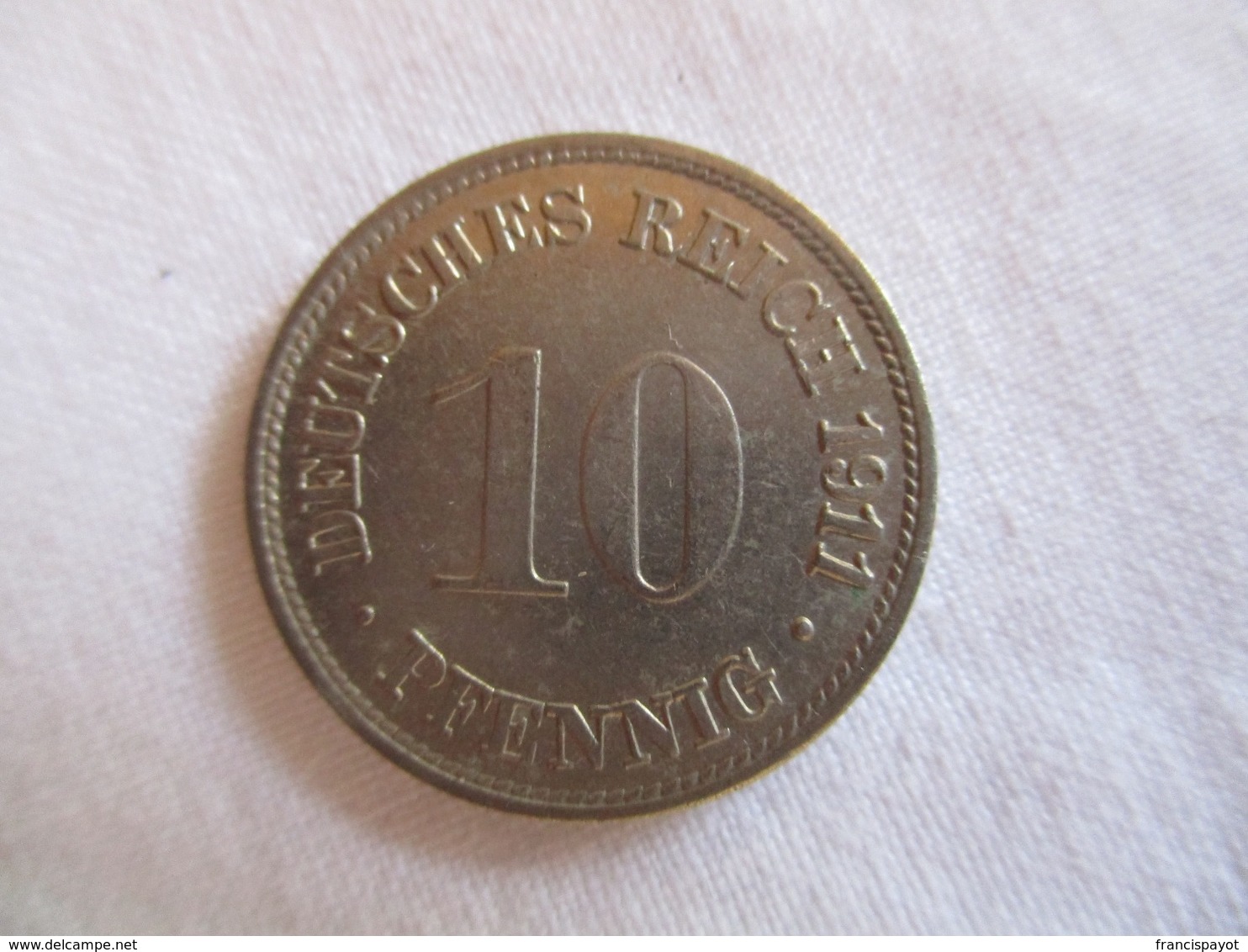 Germany: 10 Pfennig 1911 G - 10 Pfennig