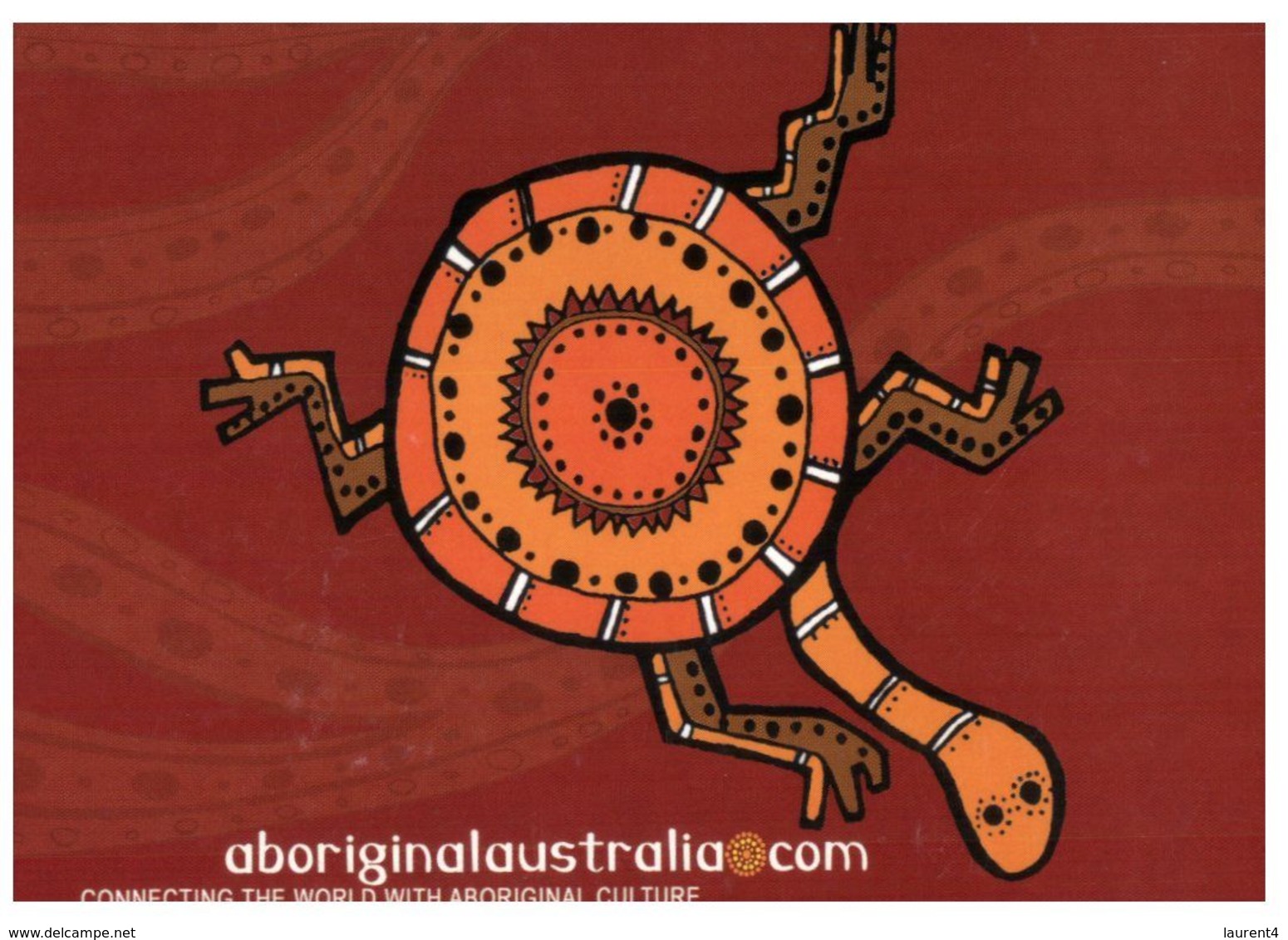 (B 18) Australia - Aboriginal Art - Turtle - Paintings