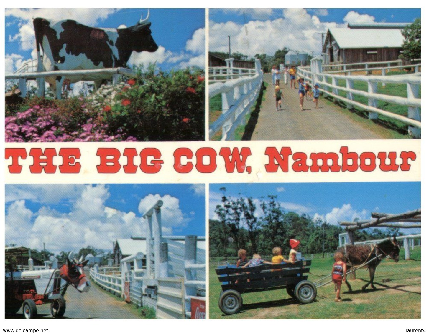 (B 18) Australia - QLD - Big Cow (Nambour) With Stamp - Sunshine Coast