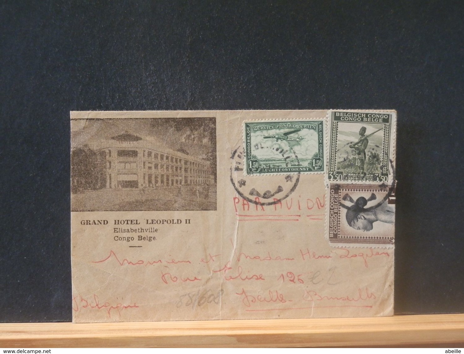 88/608 LETTRE POUR LA BELG. - Storia Postale