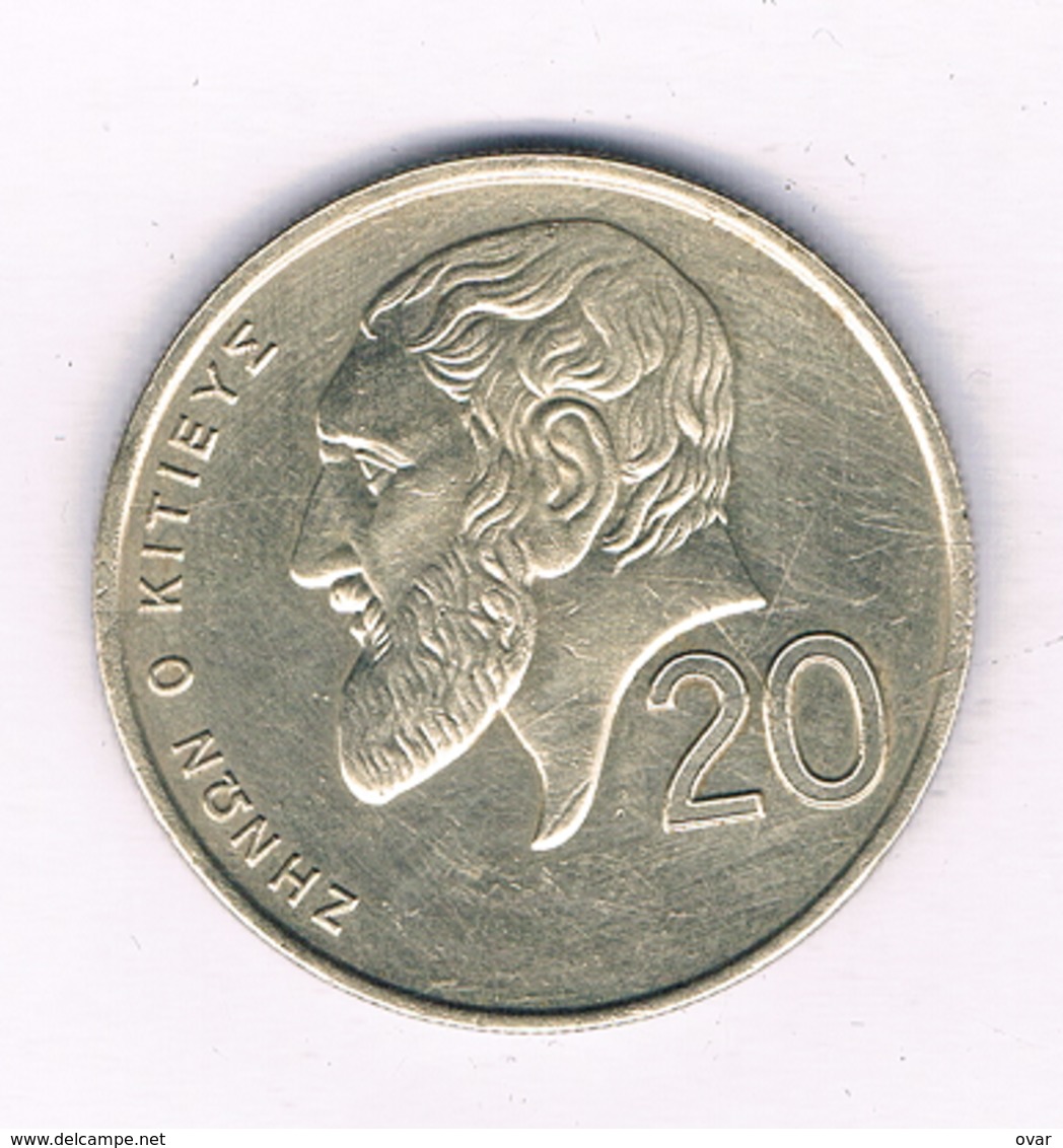 20 CENTS 1989 CYPRUS /5379/ - Cipro