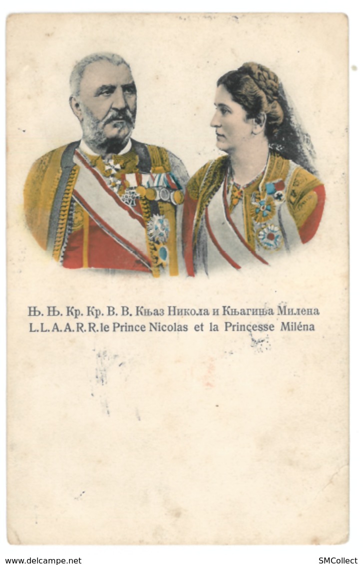 Le Prince Nicolas Et La Princesse Miléna (9405) - Montenegro