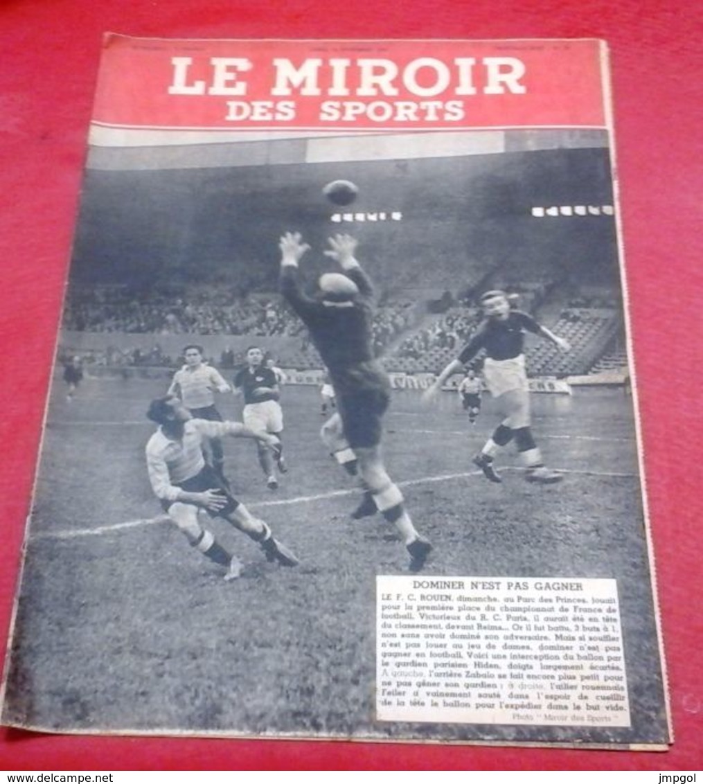 Miroir Des Sports N°34 Novembre 1941 Sport Sous L'Occupation Phalange Sportive Pompiers De Paris,Football Zone Occupée - Sport