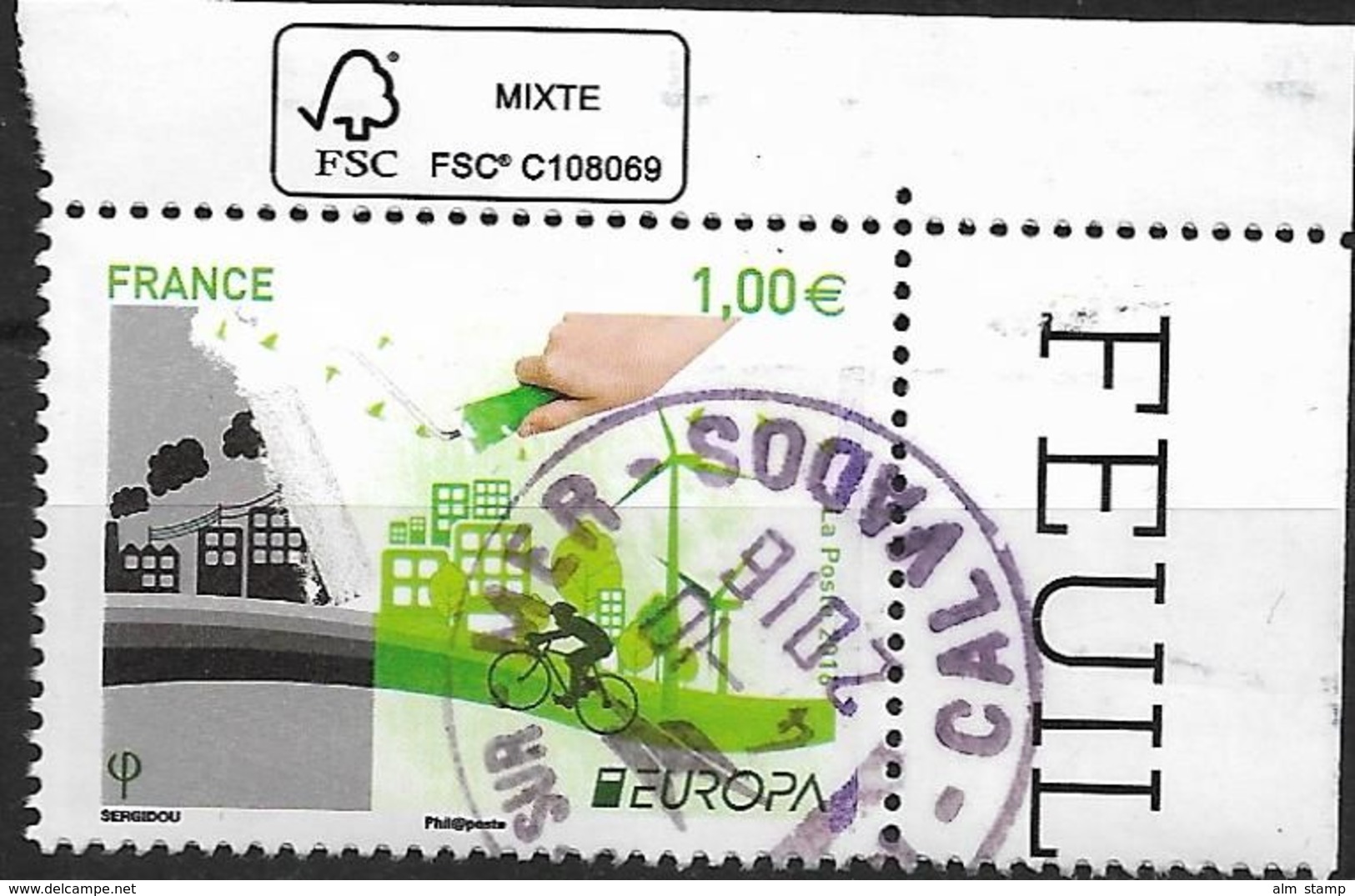 2016 France Frankreich Mi. 6439 Used Europa - 2016