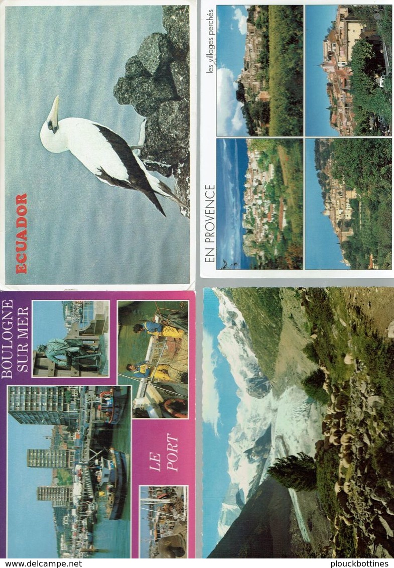 LOT DE 533  CARTES DU MONDE ENTIER  PERIODE  A PARTIR DE 1960  REF04 - 500 Postales Min.