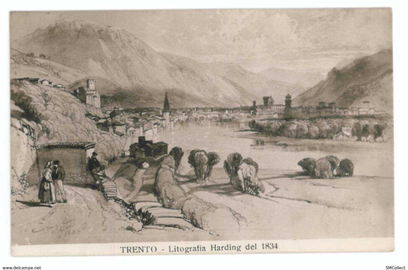 Italie. Trento 1830-1850. Lot De 6 Cartes Toutes Estampillées Sergio Perdomi, Cachet En Relief Voir Photo 7 (9411) - Trento