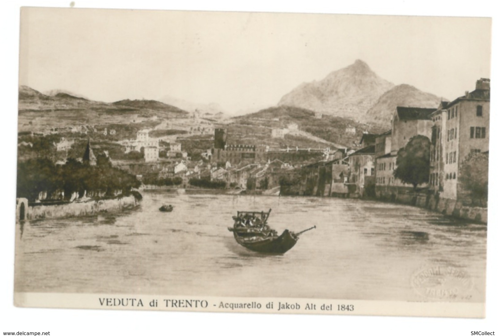 Italie. Trento 1830-1850. Lot De 6 Cartes Toutes Estampillées Sergio Perdomi, Cachet En Relief Voir Photo 7 (9411) - Trento