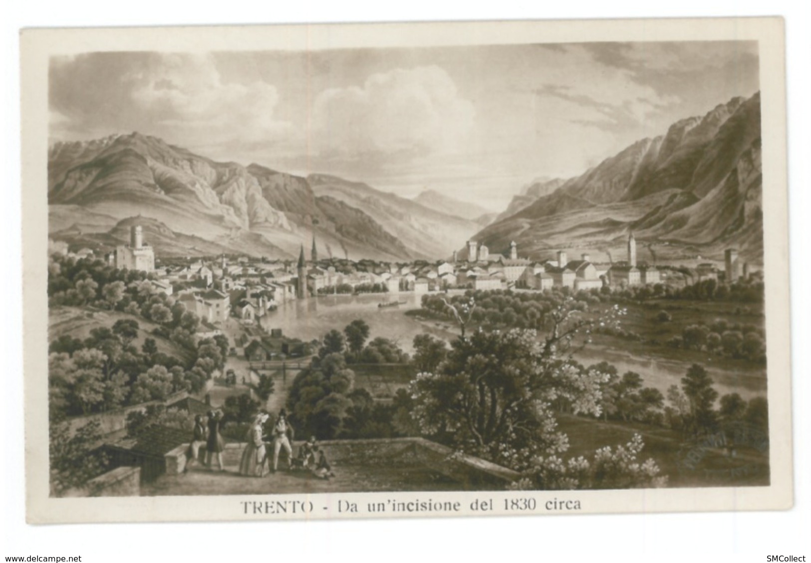 Italie. Trento 1830-1850. Lot De 6 Cartes Toutes Estampillées Sergio Perdomi, Cachet En Relief Voir Photo 7 (9411) - Trento