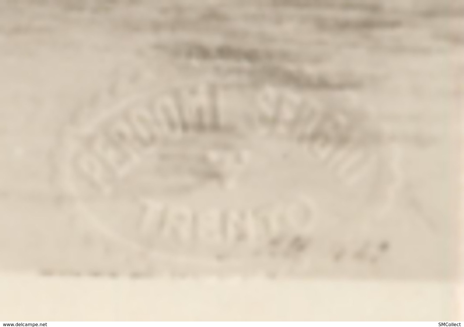 Italie. Trento 1830-1850. Lot de 6 cartes toutes estampillées Sergio Perdomi, cachet en relief voir photo 7 (9411)