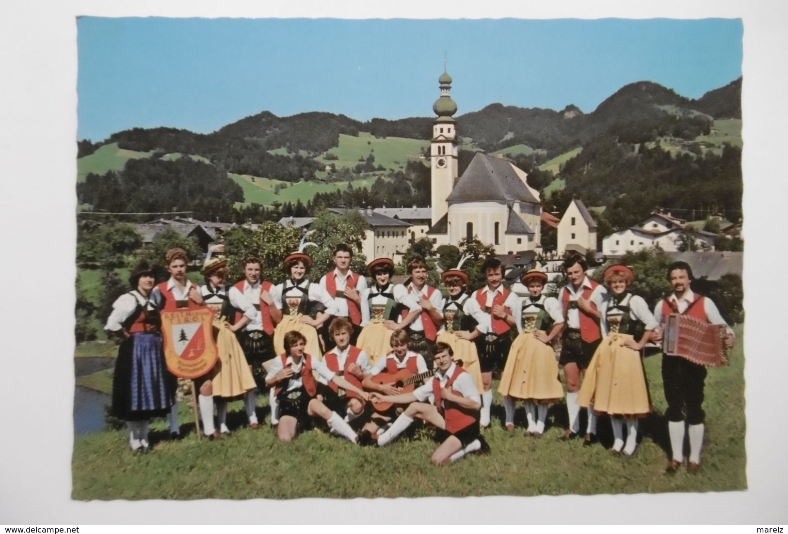 Gruppe Volksmusik - Trachtenverein D'REITHERKOGLER A-6235 REITH IM ALPBACHTAL - AUTRICHE TIROL TYROL - Personnages