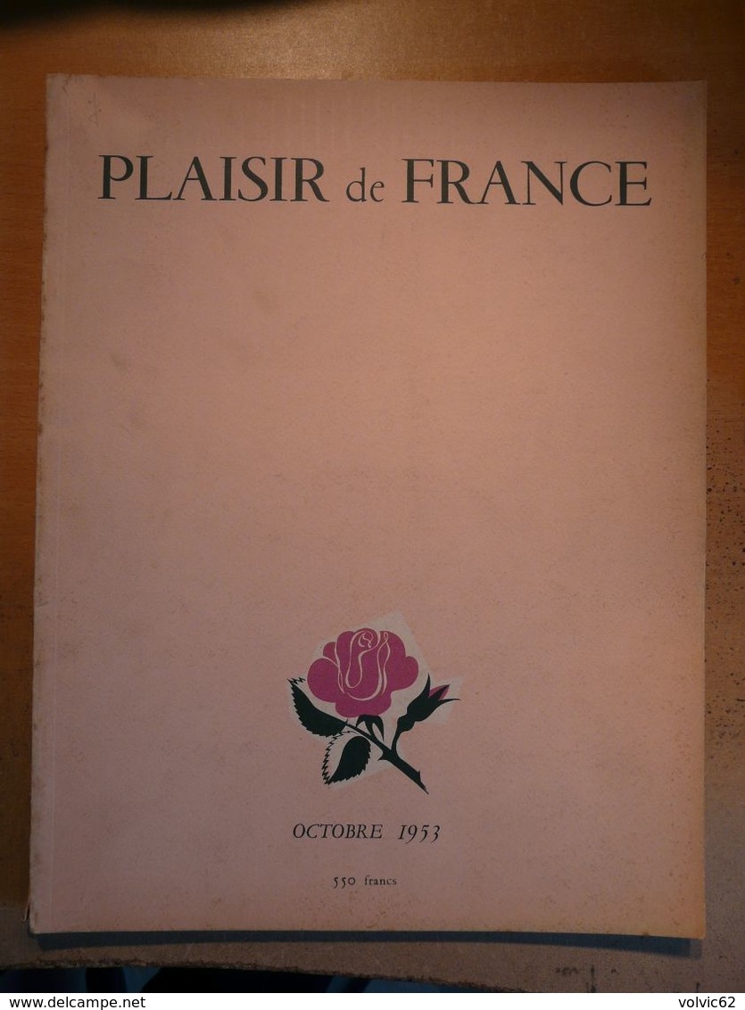 Plaisir De France 1953 Lusseyran Braille Mobilier National Villa Bonaparte Rome Jacques Thibaud Renault 4 Cv 203 Peugeot - General Issues