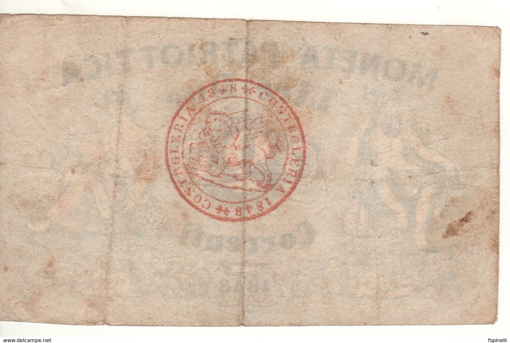 ITALY  Moneta Patriottica   2  Lire  1848 - Other & Unclassified