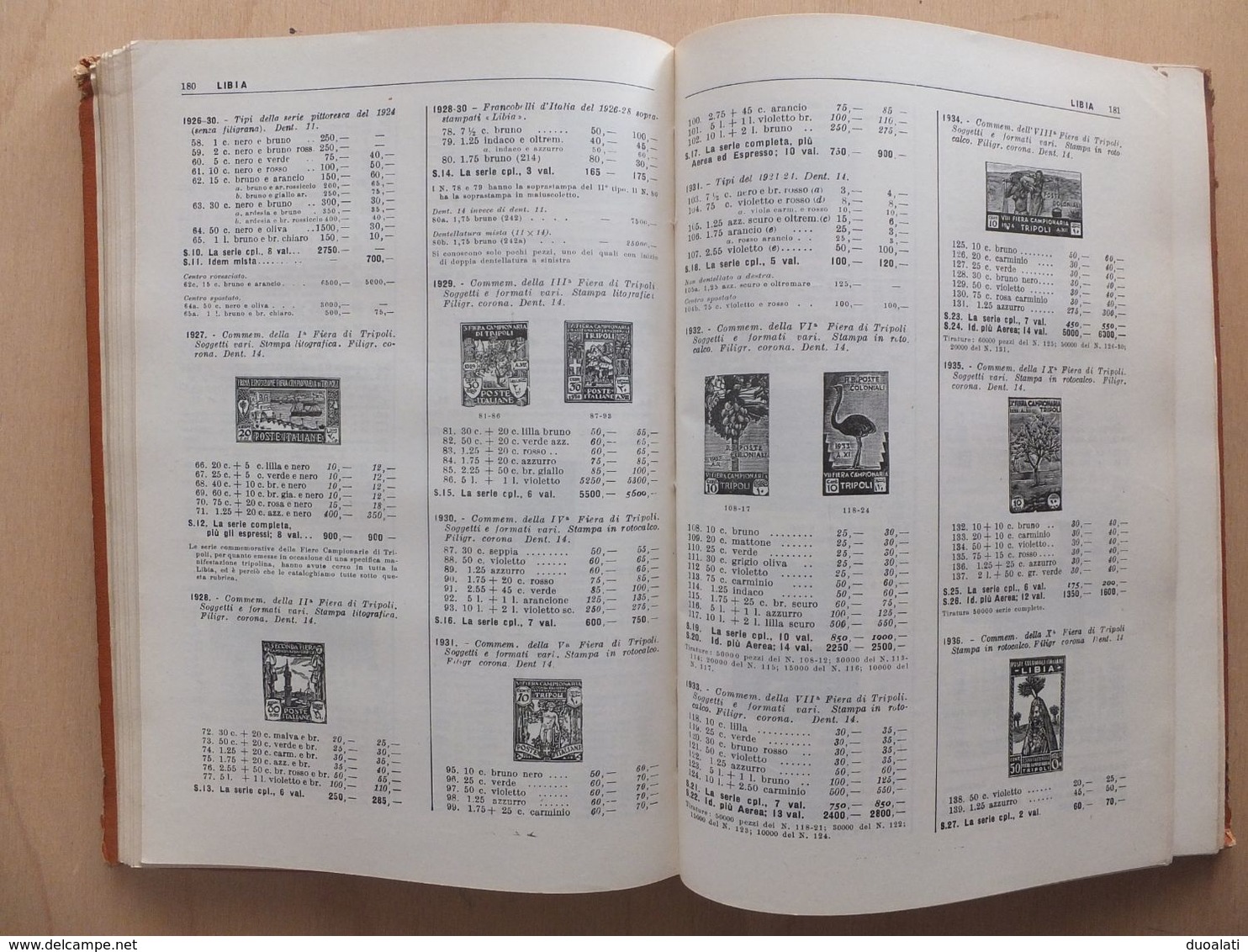 Italy Italia 1949 Catalogo Sassone dei Francobolli d'Italia e delle Serie d'Europa Luigi Sassone