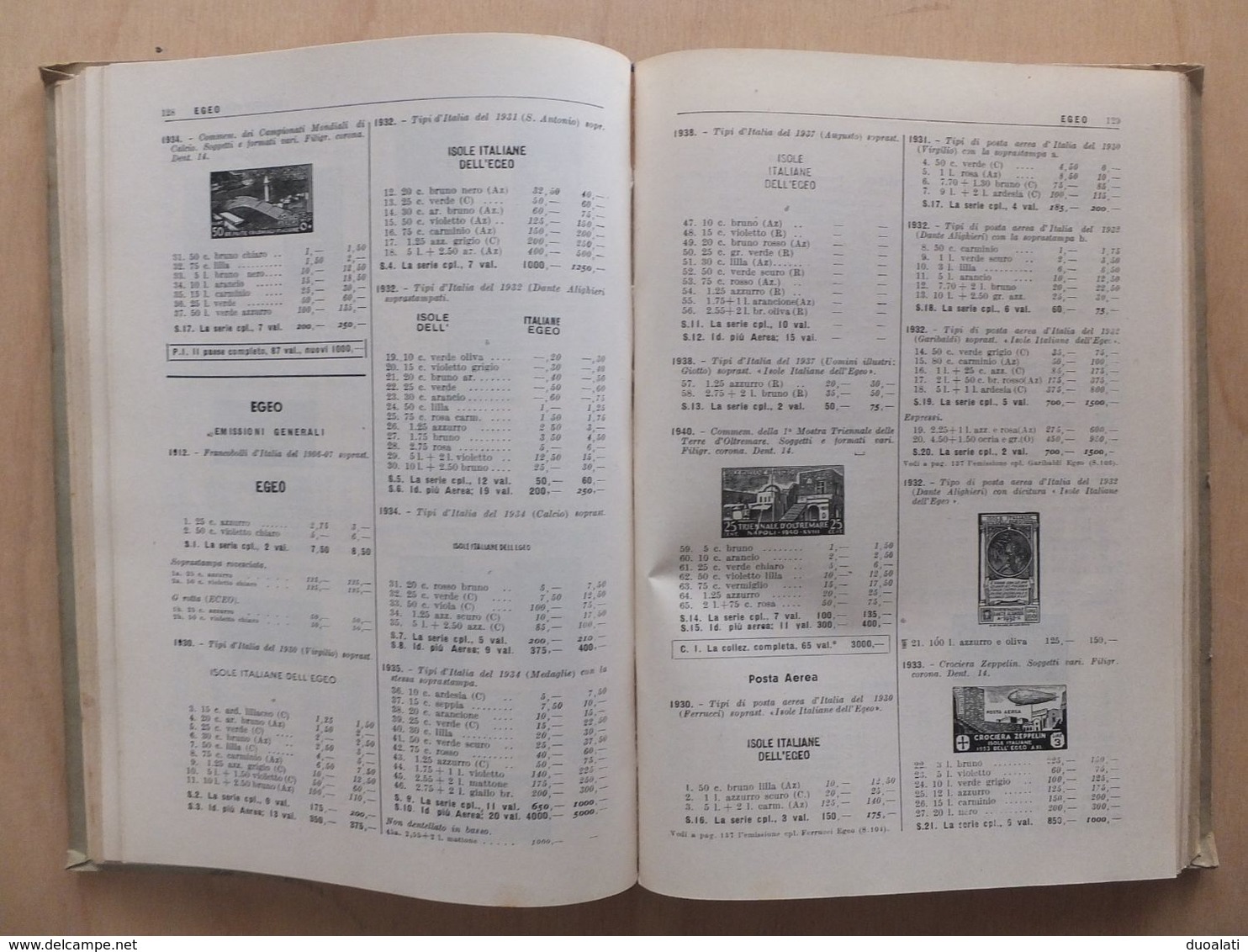 Italy Italia 1944 Catalogo Sassone dei Francobolli d'Italia e delle Serie d'Europa Luigi Sassone