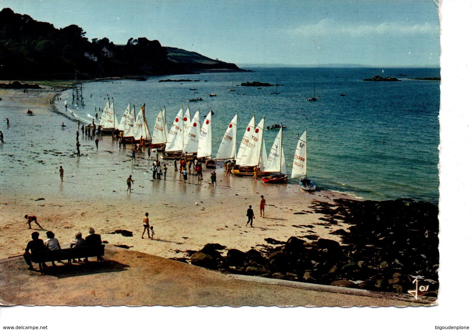 CPSM TREBOUL Les Fire-Ball De L'école De Voile... - Douarnenez