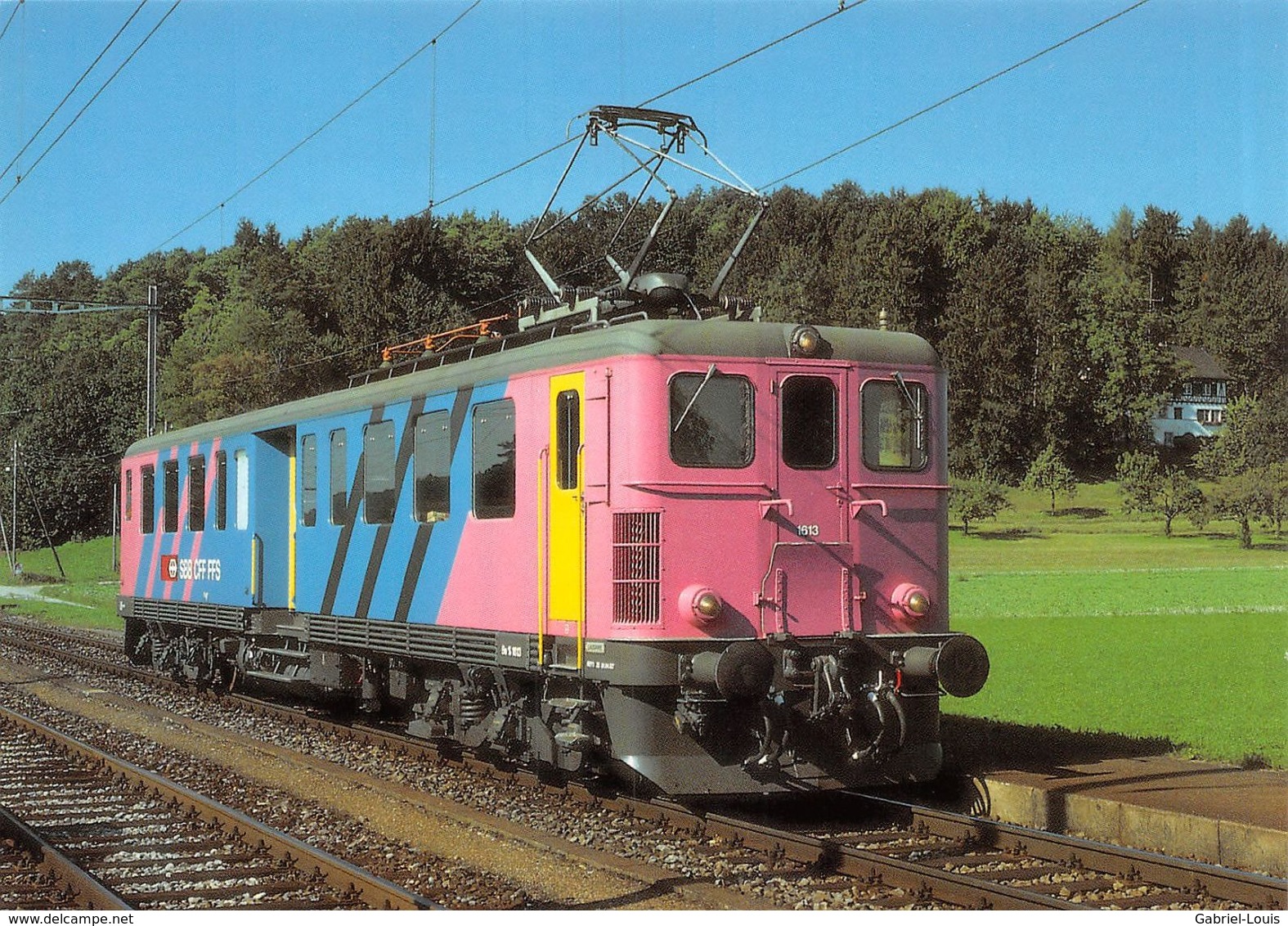 Schweizerische Bundesbahnen SBB-CFF-FFS - Elektrische Locomotive Be 4/6 1613  Hettlingen - Autres & Non Classés