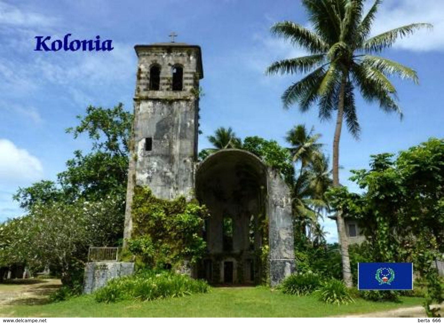 Micronesia Pohnpei Church New Postcard Mikronesien AK - Micronésie