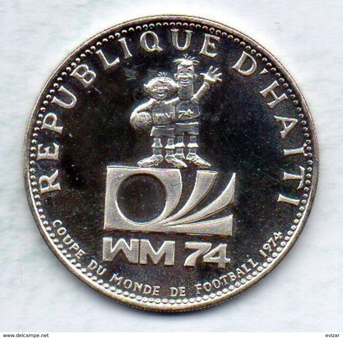 HAITI, 25 Gourdes, Silver, Year 1973, KM #103, PROOF. - Haiti