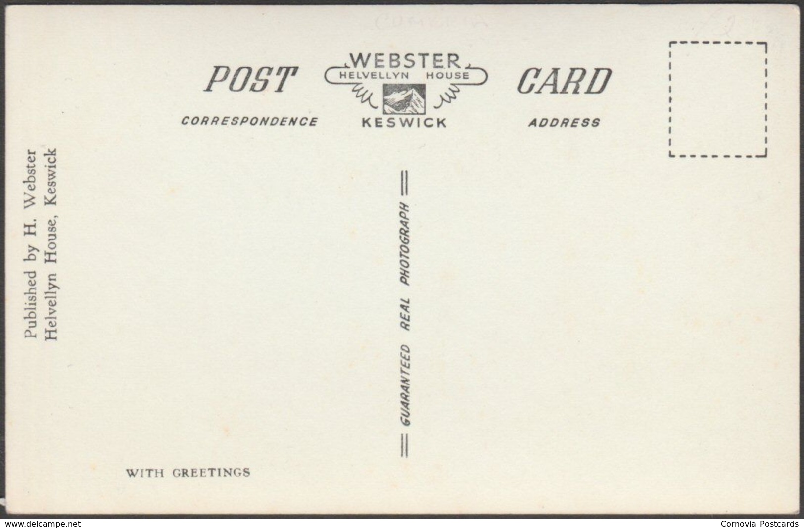 Teal Leaving Bowness Pier, Westmorland, C.1950s - Webster RP Postcard - Windermere