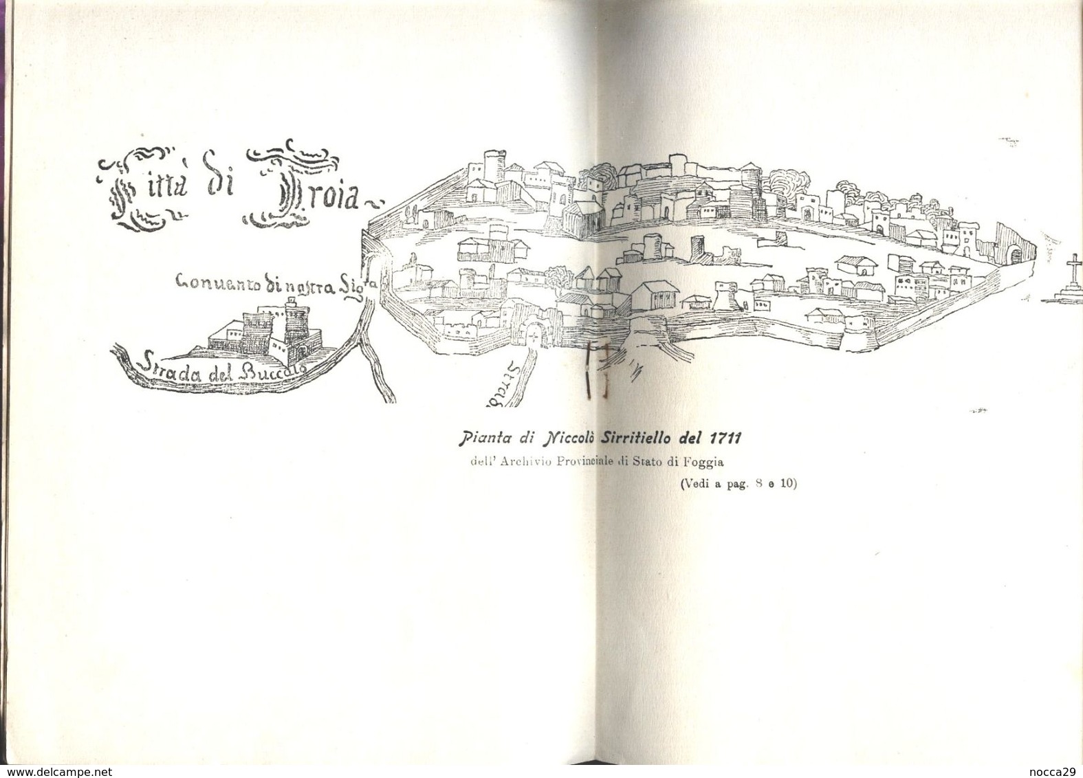 INTERESSANTE OPUSCOLETTO DEL 1925 - LE ANTICHE FORTIFICAZIONI DI TROIA - FOGGIA - Histoire, Philosophie Et Géographie