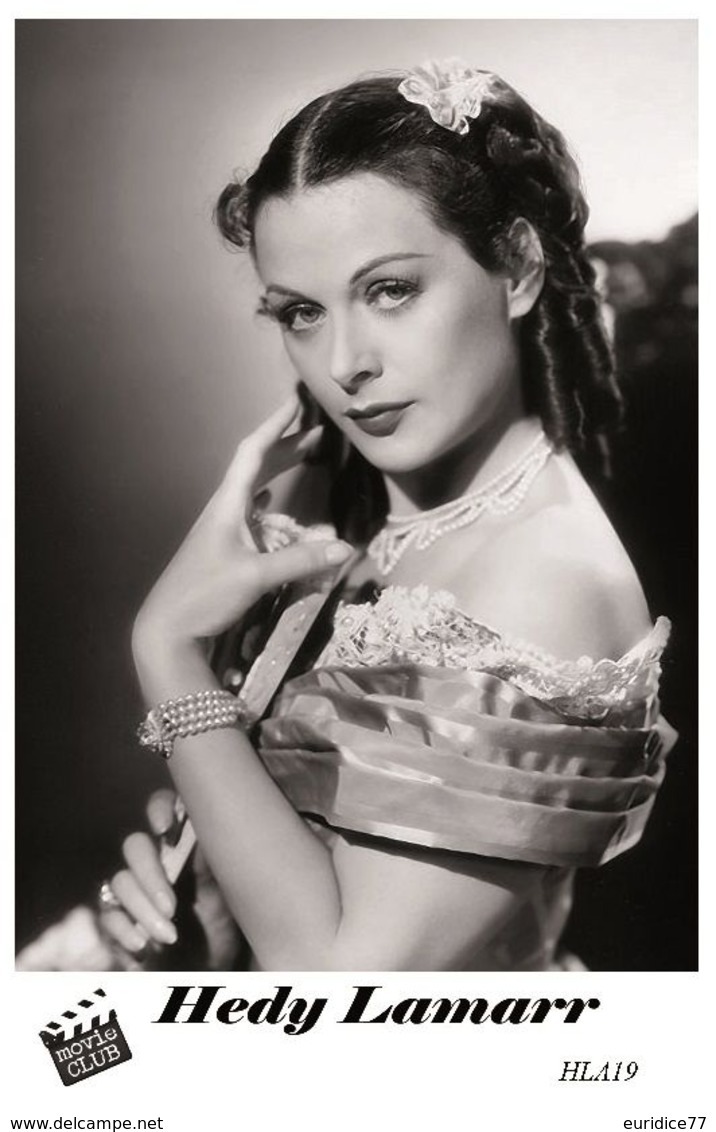 HEDY LAMARR (PB19) - Film Star Pin Up PHOTO POSTCARD - Pandora Box Edition Year 2007 - Femmes Célèbres