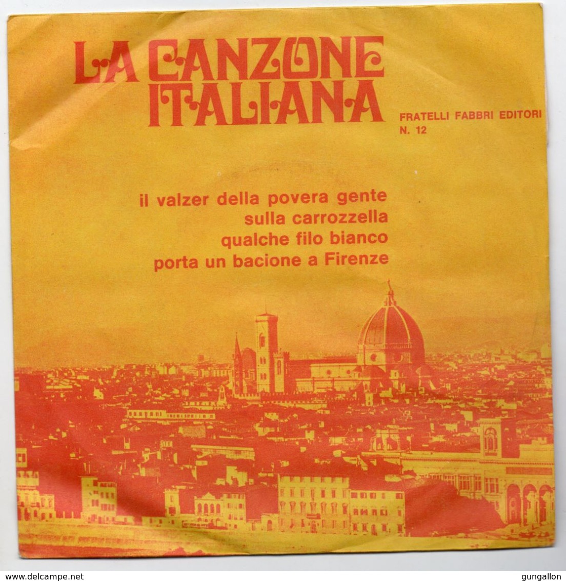 La Canzone Italiana Ed. Fabbri 45 Giri  (1970)  "n. 12" - Other - Italian Music