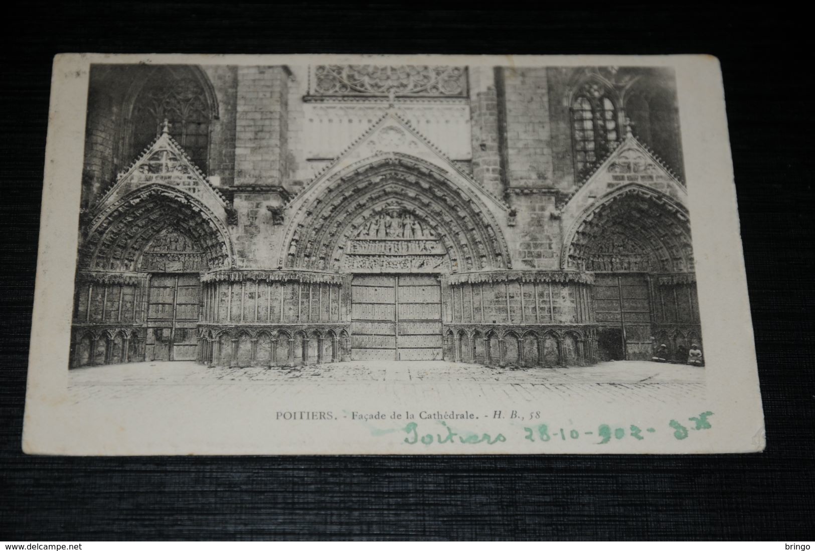 16863-            POITIERS, FACADE DE LA CATHEDRALE - 1902 - Poitiers