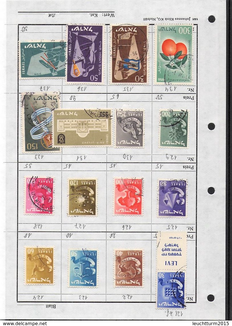 ISRAEL - SMALL COLLECTION OF STAMPS + 1 FDC /T230 - Collections, Lots & Séries