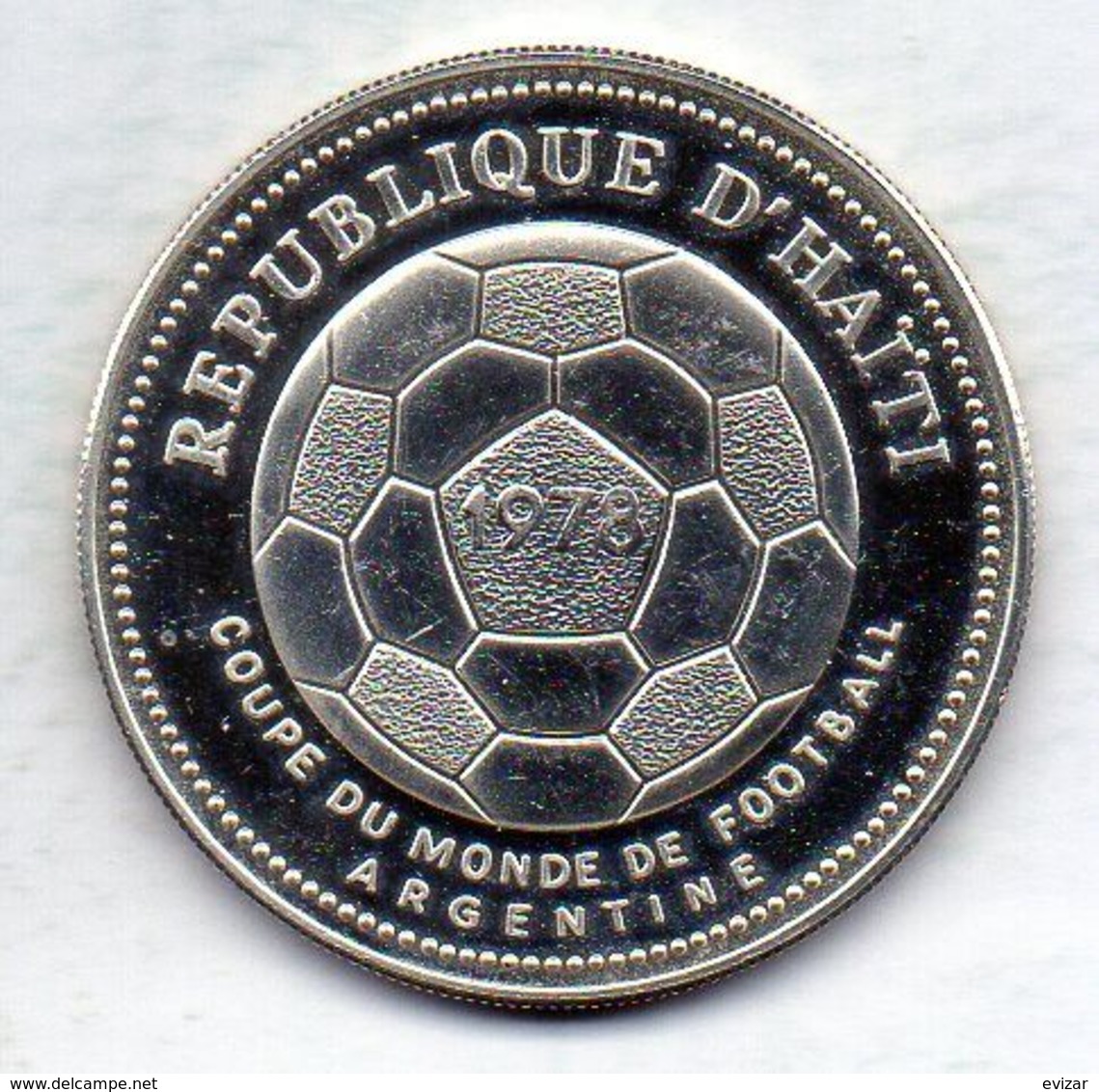 HAITI, 50 Gourdes, Silver, Year 1977, KM #127, PROOF. - Haïti