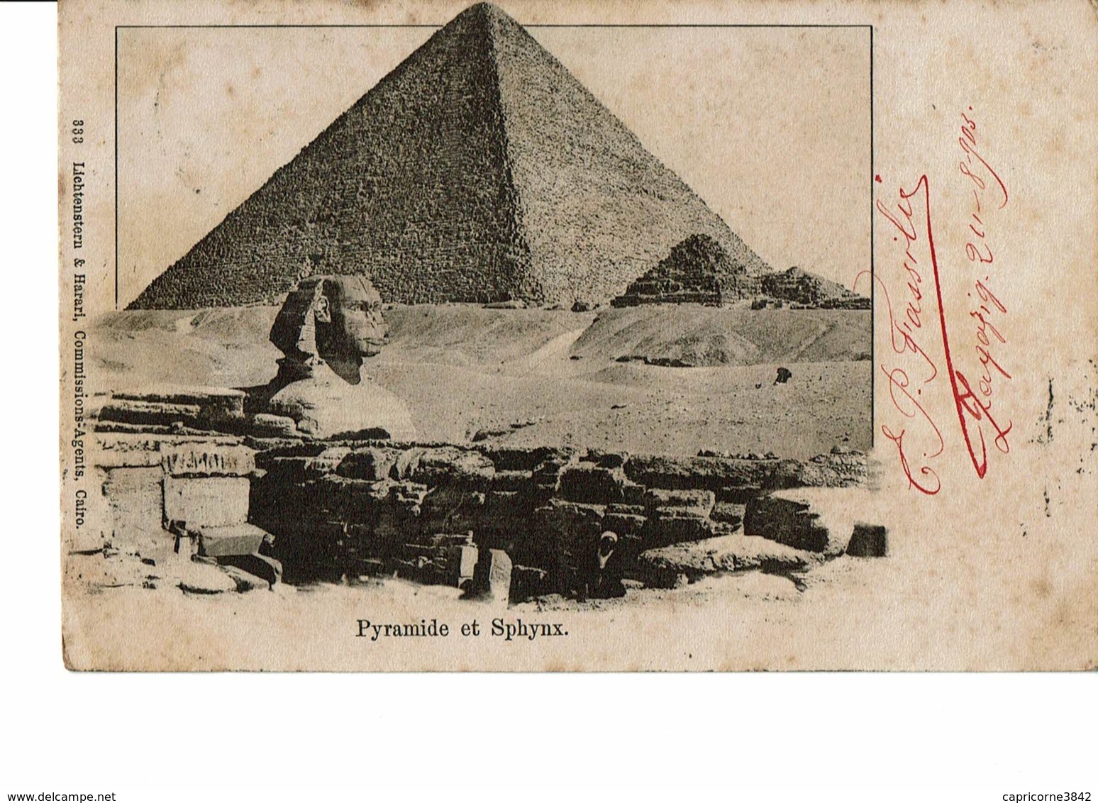 Pyramide Et Sphynx - Pyramides