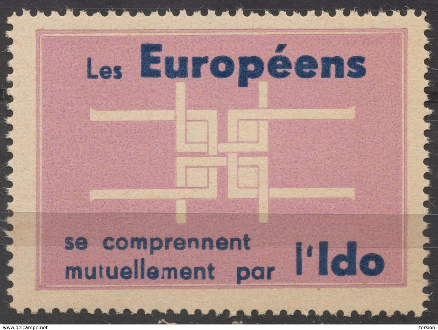 IDO Esperanto Language Propaganda - EUROPE EUROPA - MNH - Cinderella / Label / Vignette - Esperanto