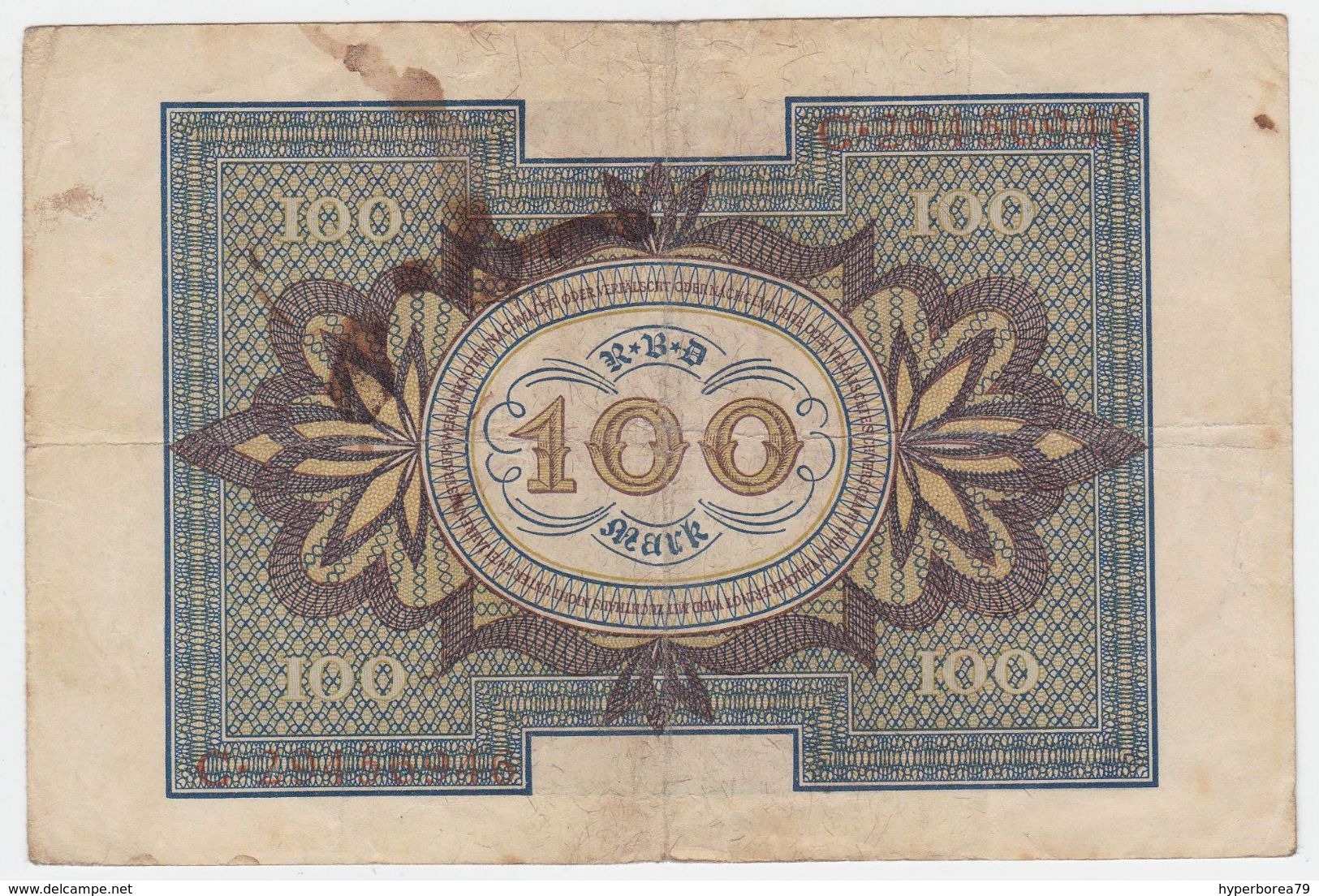 Germany P 69 B - 100 Mark 1.11.1920 - VF - 100 Mark