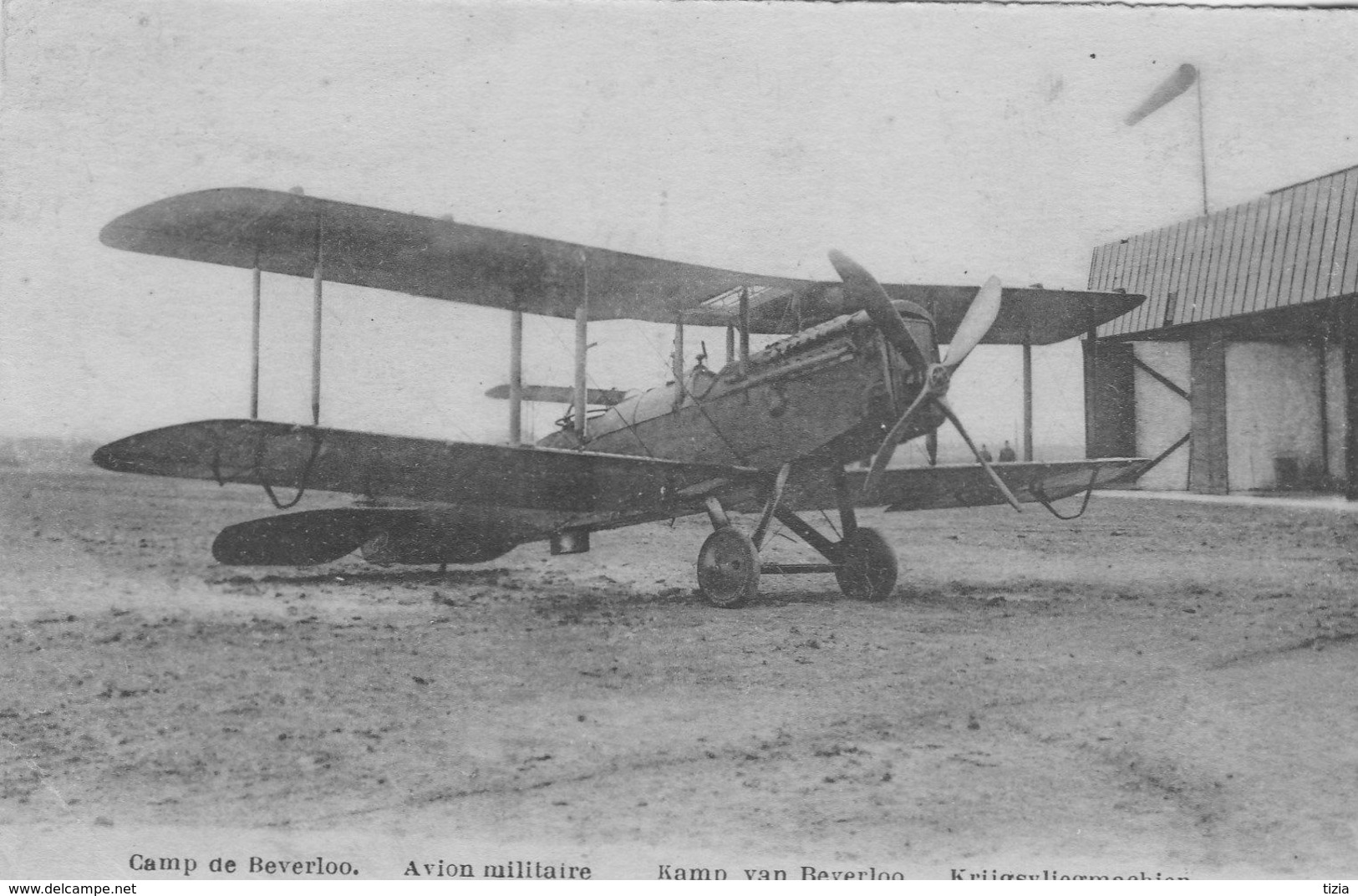 Camp De Beverloo.  Avion Militaire Kamp Van Beverloo Krigsliegmachien.  Scan - Autres & Non Classés