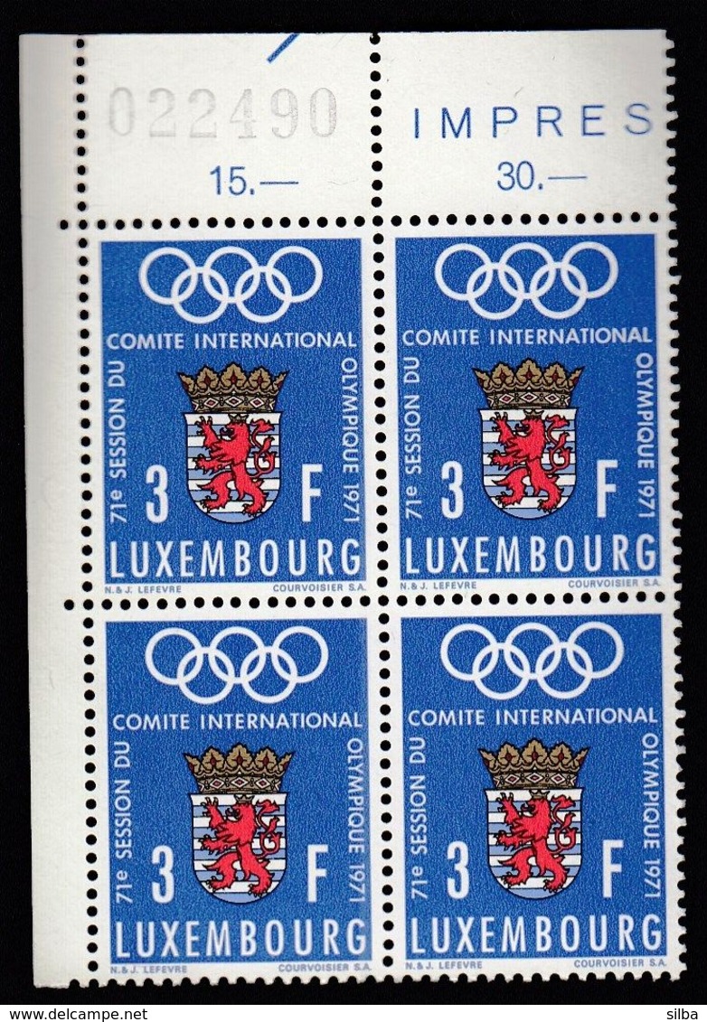 Luxembourg 1971 / 71st Session Of The International Olympic Committee, IOC, Coat Of Arms / MNH - Other & Unclassified