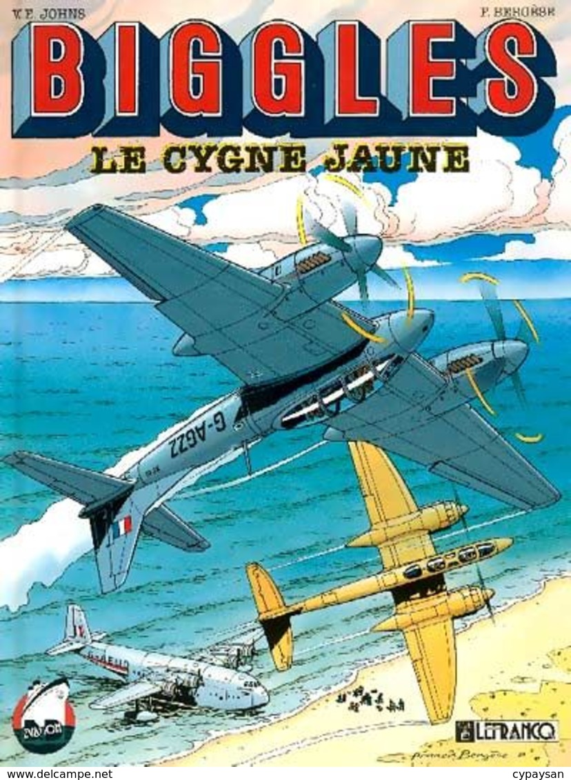 BIGGLES 1 Le Cygne Jaunes EO BE Lefrancq 05/1990 Bergèse (BI4) - Biggles