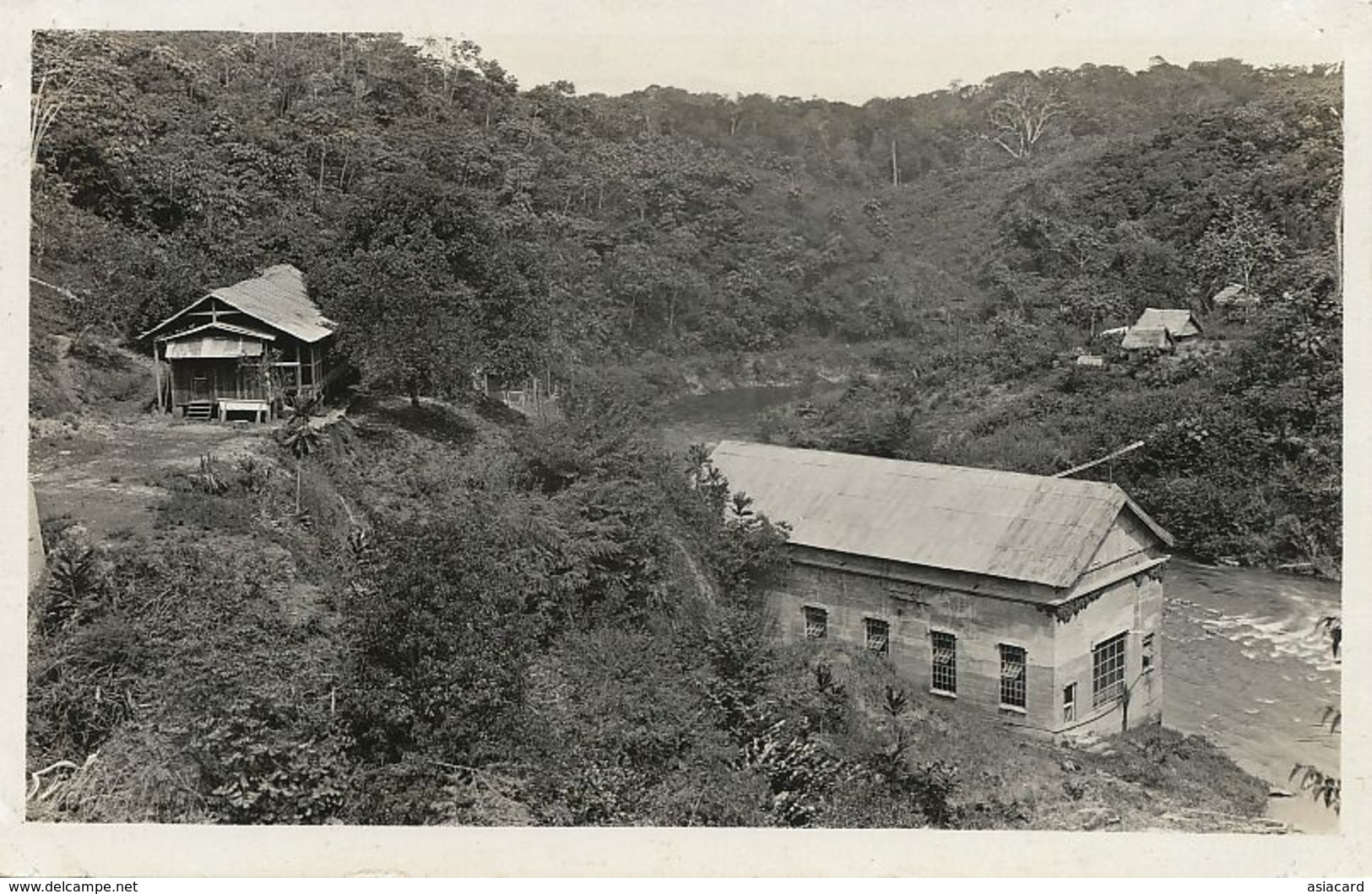 Real Photo Pato Gold Mines. Mines Or . On The River . Plant - Colombie