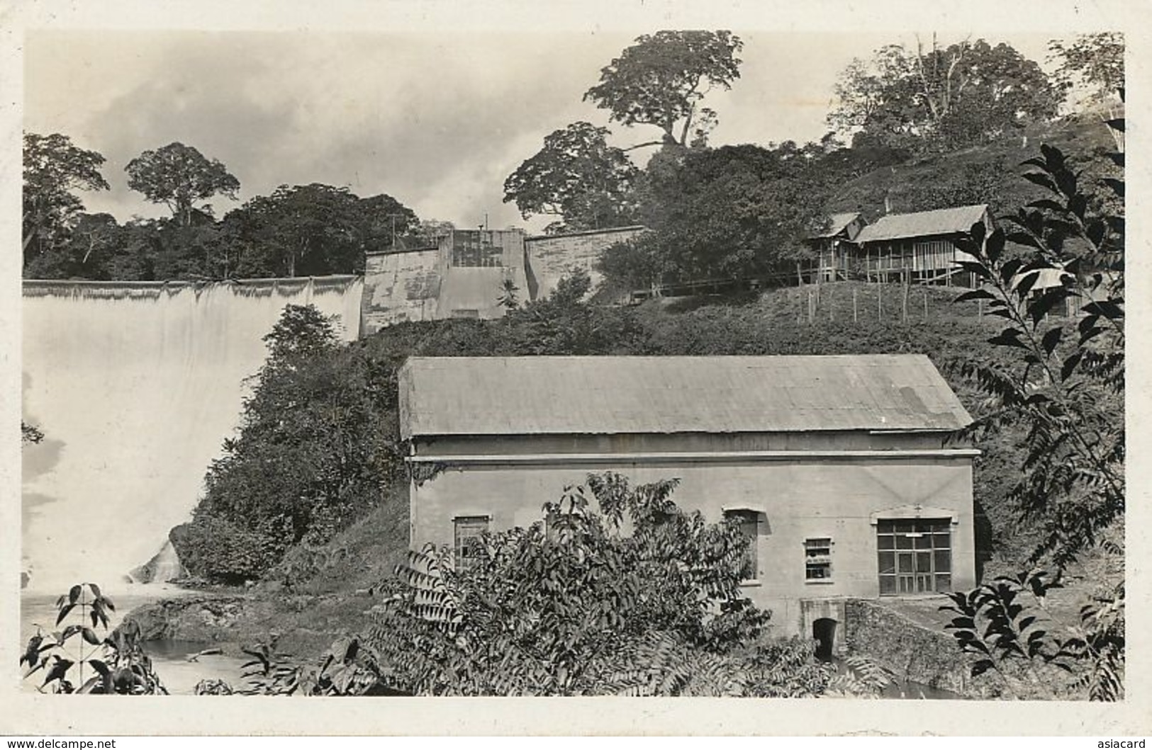 Real Photo Pato Gold Mines. Mines Or . On The River . Plant And Dam - Colombie