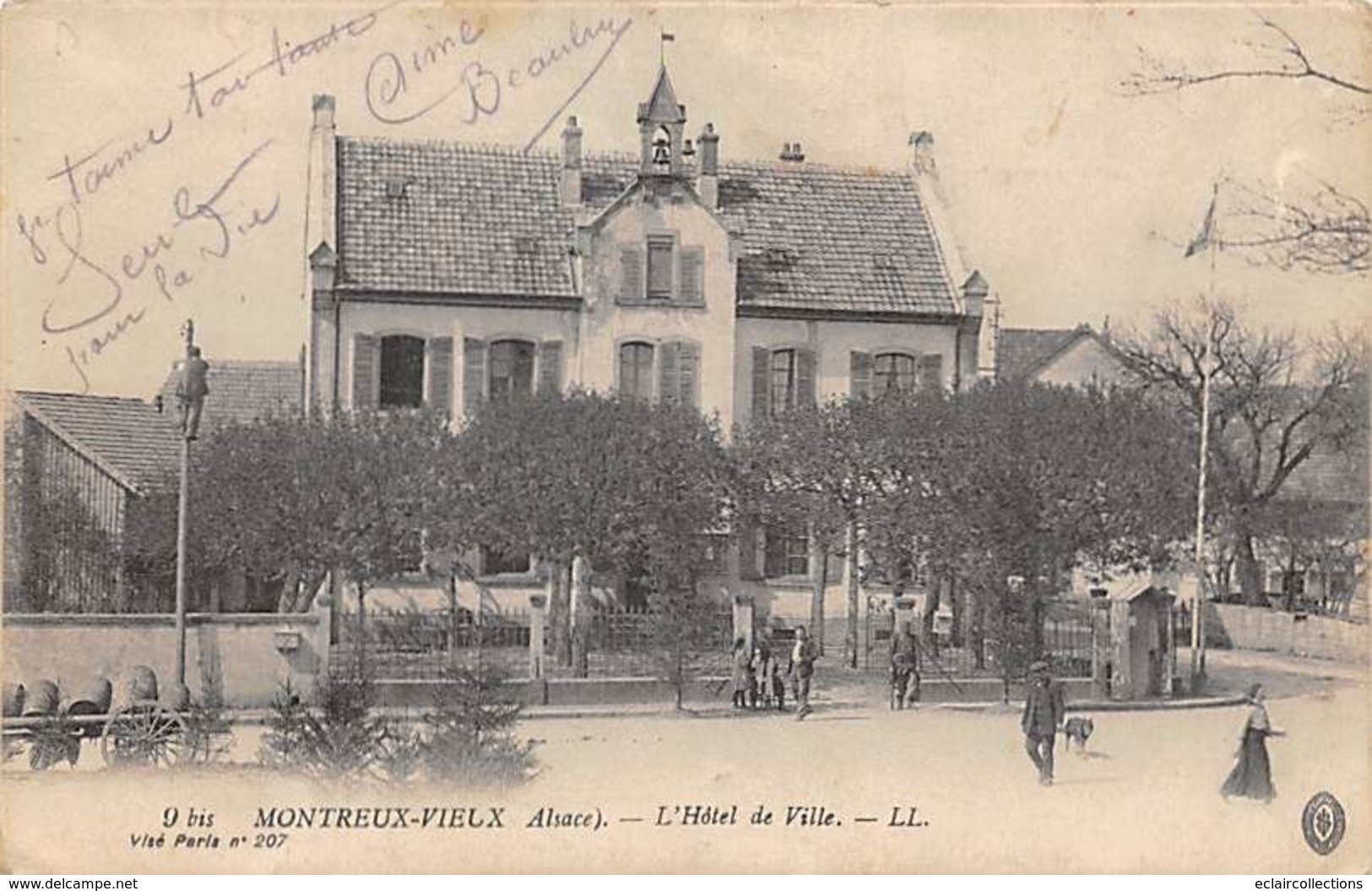 Montreux-Vieux          68         L'Hôtel De Ville          (Pli  Voir Scan) - Other & Unclassified