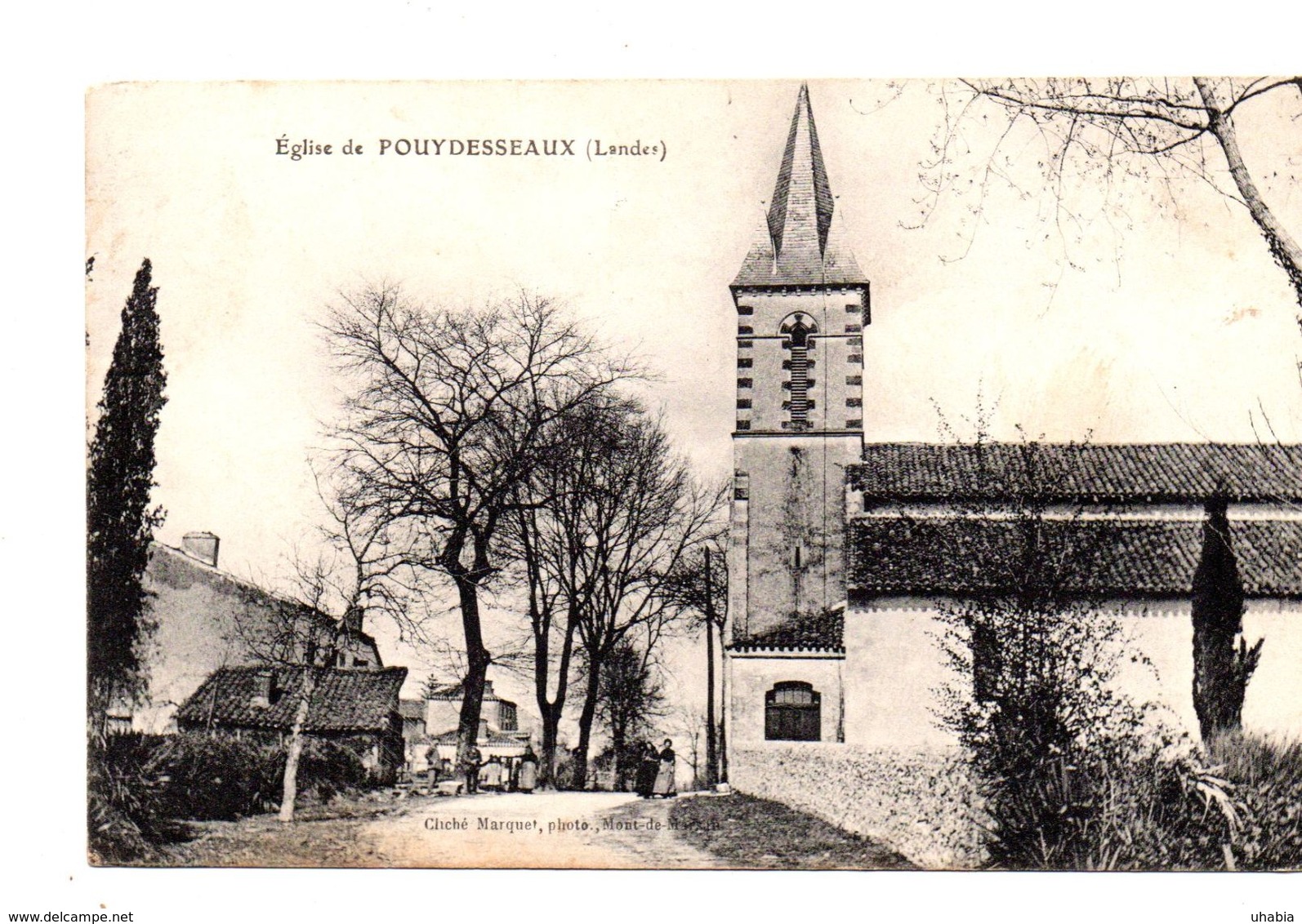 Pouydesseaux. Eglise. - Andere & Zonder Classificatie