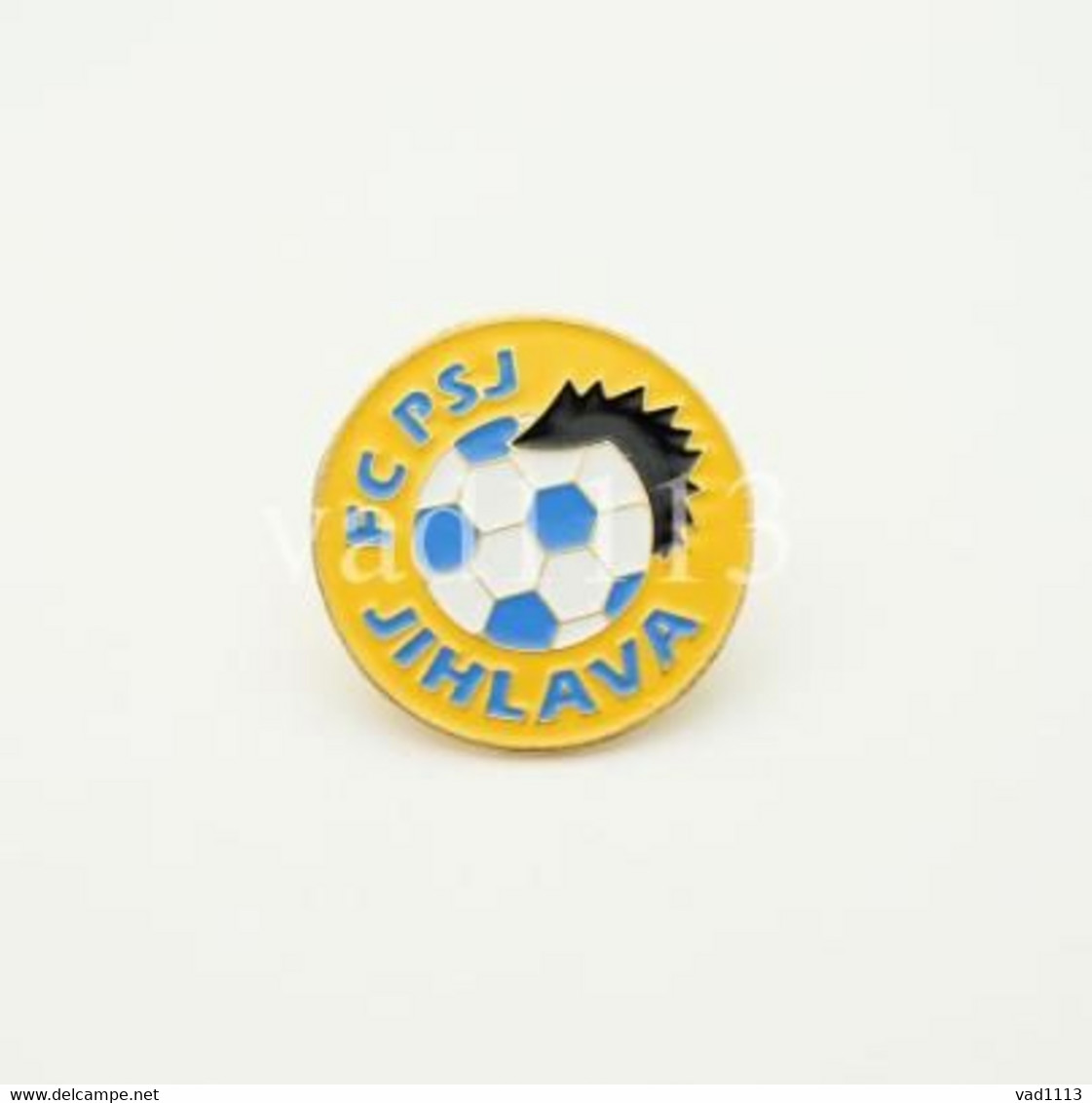 Badge Pin: European Football Clubs Czech Republic -  " FC Jihlava " - Football